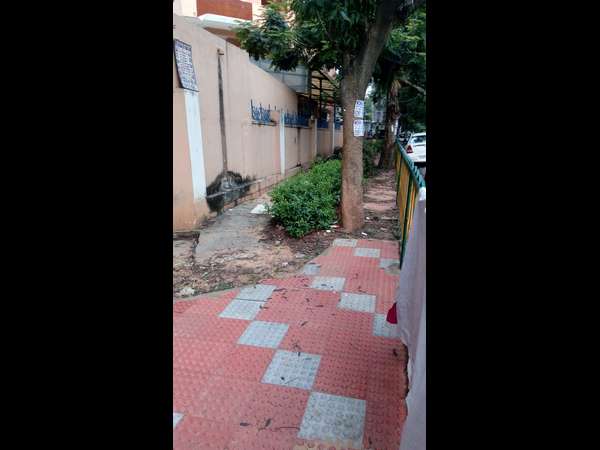 Patalamma temple road footpath poor maintenance