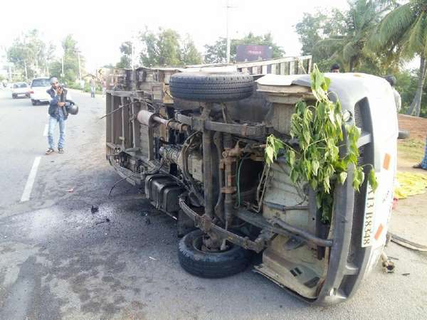 Former MP Vishwanath's son met an accident in Mysuru