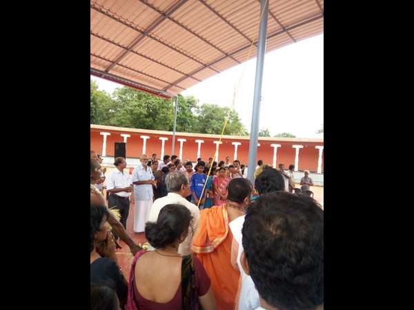 Ex Minister H Y Meti visits Tulunad famous temple at udupi