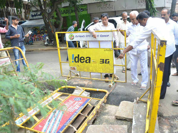 BS Yeddyurappa visits rain hit areas Bengaluru 