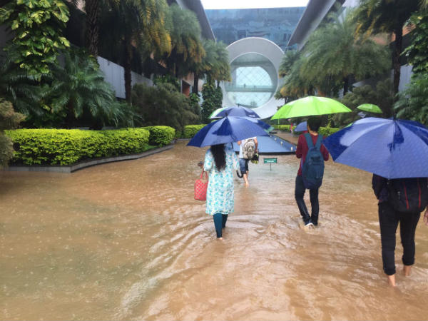 ಕ್ಯಾಂಪಸ್ ತುಂಬಾ ನೀರು ಕ್ಯಾಂಪಸ್ ತುಂಬಾ ನೀರು