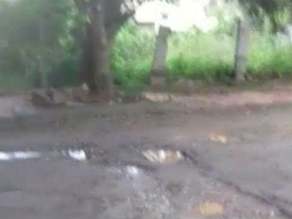 Rajarajeshwari Nagar residents demands for road repair