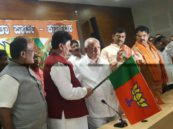 Former MLA NL Narendra Babu joins BJP 