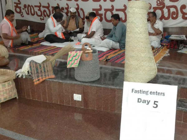 GST removal : Prasanna Hunger strike enters 5th day