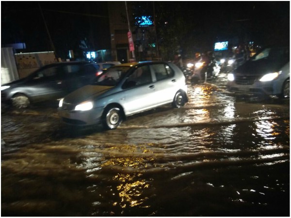 Heavy rain once again lashes out Bengaluru on October 12th night Heavy rain once again lashes out Bengaluru on October 12th night