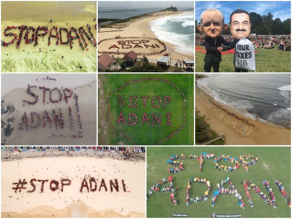 STOP ADANI: Huge protest across Australia against Adani's coal mine project STOP ADANI: Huge protest across Australia against Adani's coal mine project
