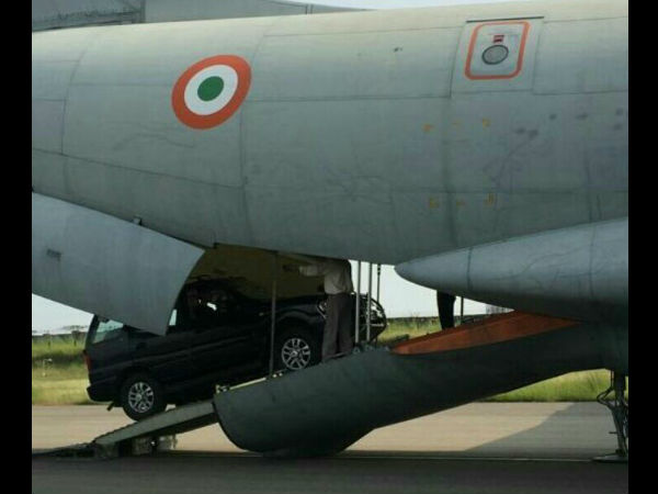 PM Narendra Modi's special car reached Mangaluru