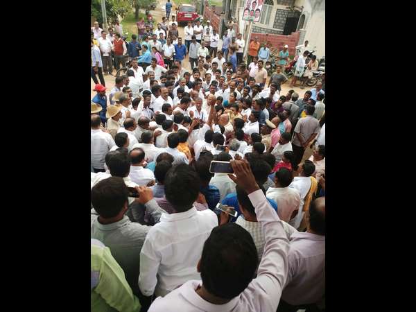 The Congress and the JDS activists' clash in Mysuru