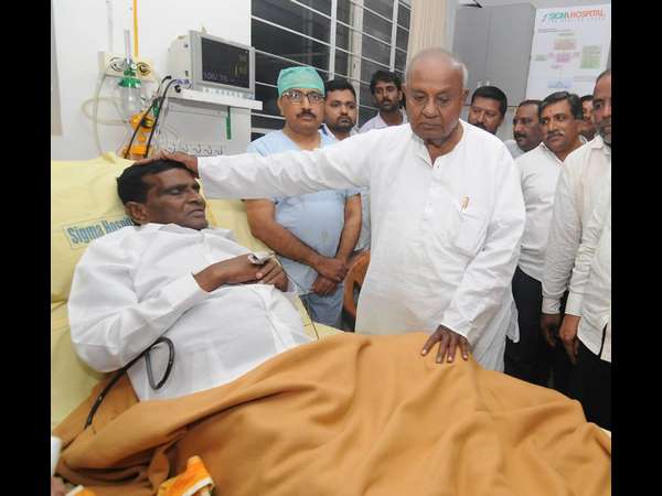 KD Kote JDS MLA Chikkamadu in critical condition KD Kote JDS MLA Chikkamadu in critical condition