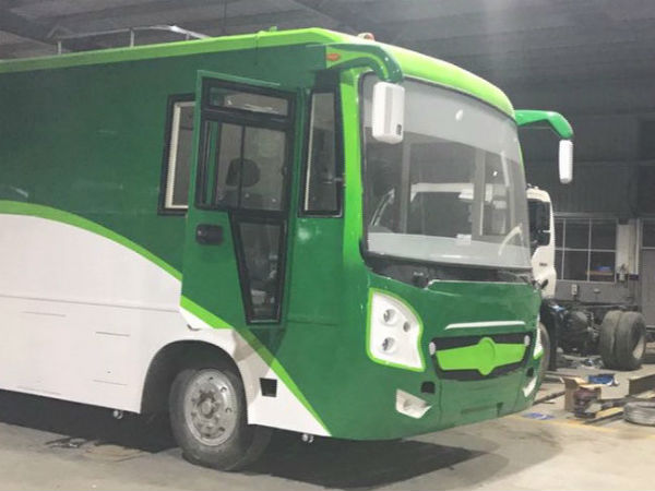 Hi-tech bus for HD Kumaraswamy election campaign 