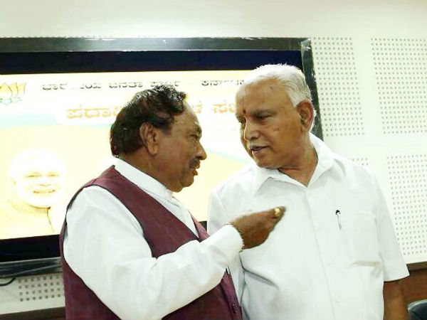 ಯಡಿಯೂರಪ್ಪ-ಈಶ್ವರಪ್ಪ