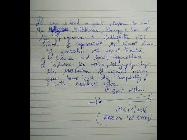 ಅಕ್ಟೋಬರ್‌ 28 ರಂದು ಅವರಿಗೆ ಫೋನ್‌ ಮಾಡಿದ್ದೆ