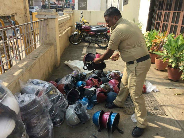 ಹೆಲ್ಮೆಟ್ ಗಳನ್ನು ಒಡೆದು ಹಾಕಿದ್ದು ಏಕೆ? ಹೆಲ್ಮೆಟ್ ಗಳನ್ನು ಒಡೆದು ಹಾಕಿದ್ದು ಏಕೆ?