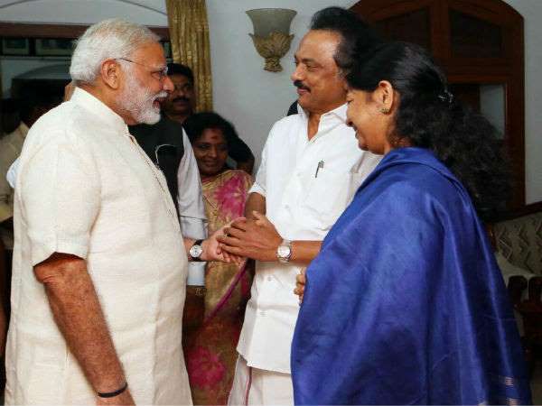 ಮೋದಿ, ಕರುಣಾನಿಧಿಯವರನ್ನು ಭೇಟಿಯಾಗಿದ್ದು ಸೌಜನ್ಯಕ್ಕಾಗಿ 