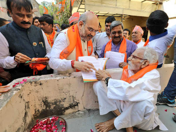 Gujarat assembly elections 2017: Shah launches BJP’s door-to-door campaign