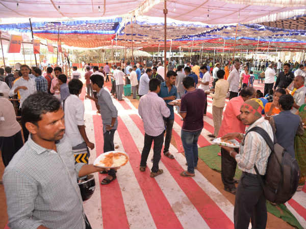 Good food arrangements at 83 Kannada sahitya sammelana 