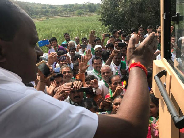 Updates : JDS mega rally in Belagavi 