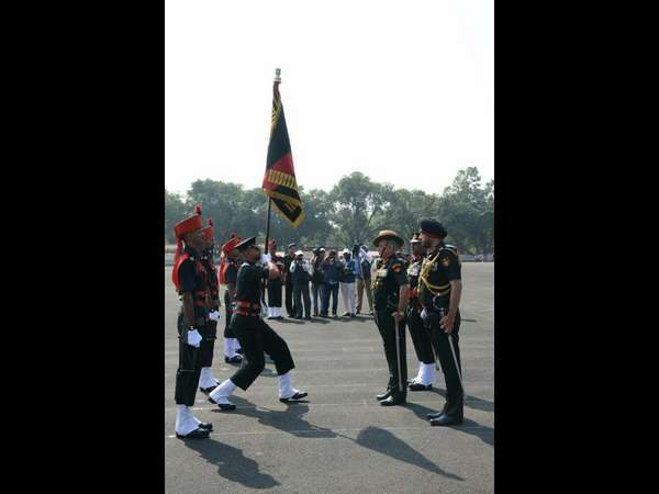 Bipin Rawat visits bipin rawat visits Rashtriya military school