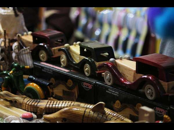 How wooden articles attracting in Dharmasthala Kartika Deepotsava