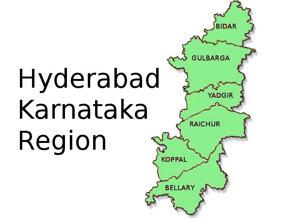 ಕರಾವಳಿ, ಹೈದರಾಬಾದ್ ಕರ್ನಾಟಕ 