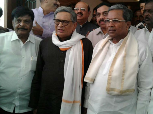 ಕಾಂಗ್ರೆಸ್ ತೊರೆದ ಎಸ್.ಎಂ.ಕೃಷ್ಣ ಕಾಂಗ್ರೆಸ್ ತೊರೆದ ಎಸ್.ಎಂ.ಕೃಷ್ಣ