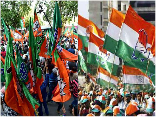 Congress party works beats BJP party workers Congress party works beats BJP party workers