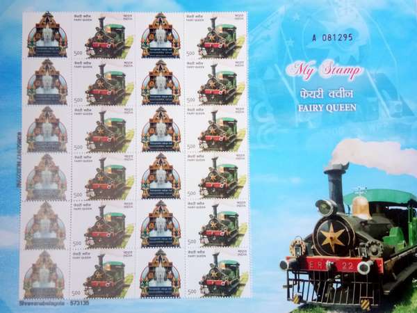 My stamps of Mahamastakabhisheka release in Shravanabelagola 