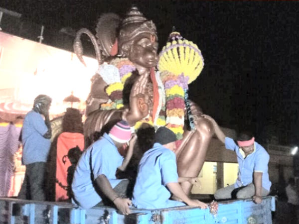 Hanuma Jayanti dispute in Mysuru: Hanuman statue shifted