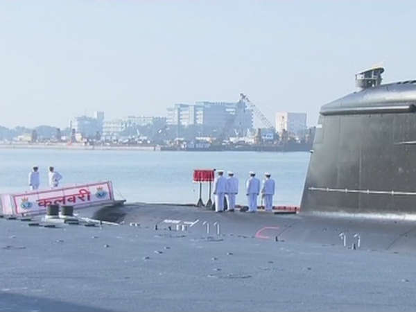 PM Modi dedicates INS Kalvari to the nation