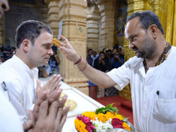 ರಾಹುಲ್ ಗಾಂಧಿ ಟೆಂಪಲ್ ರನ್