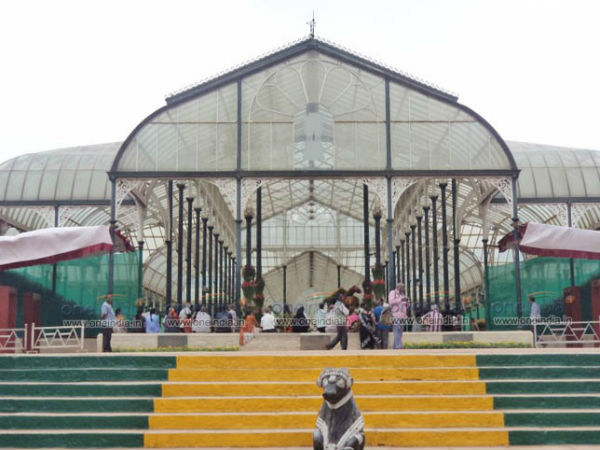 ಗಾಜಿನ ಮನೆಯಲ್ಲಿ ಬಾಹುಬಲಿ ಪ್ರತಿಕೃತಿ ನಿರ್ಮಾಣ 