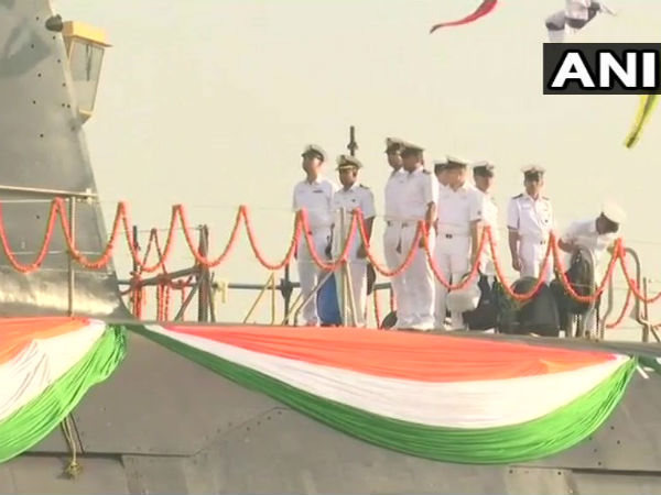 Indian Navy launches INS Karanj corpene-class submarine in Mumbai