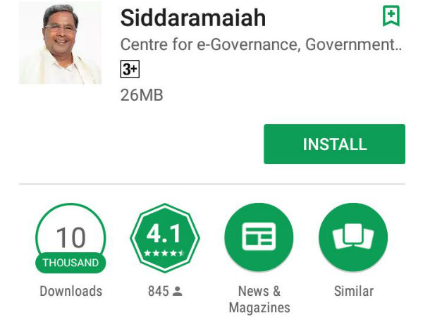 30k citizens download Siddaramaiah App