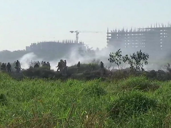 Belandur lake fire is under control now