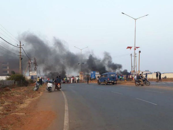 Bandh in Hubli, Dharwad, Chickodi, Kalaburagi