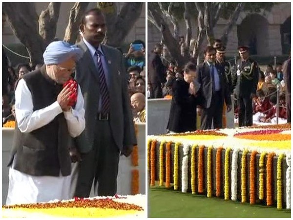  leaders including President, PM pay floral tribute to Mahatma Gandhi