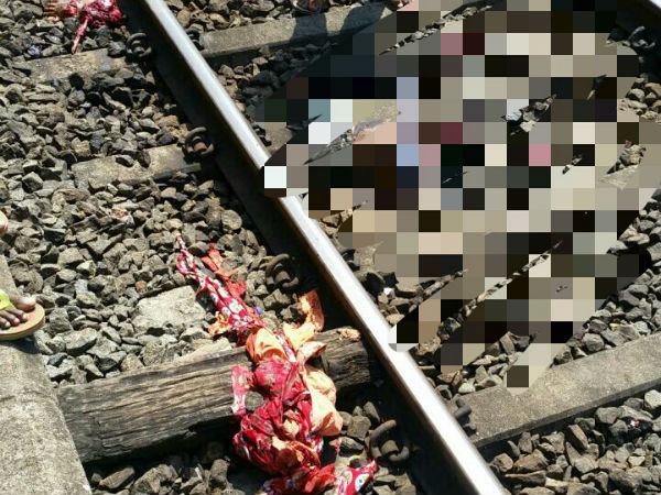Two women and child crushed to death by train at Manjeshwar Two women and child crushed to death by train at Manjeshwar
