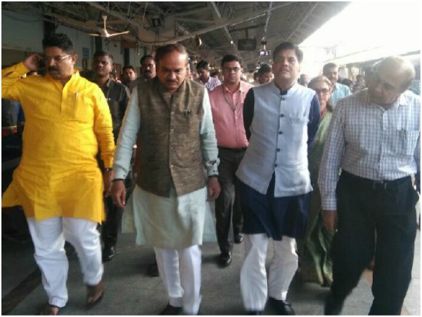 Railway Minister Piyush Goyal inspected the Bengaluru railway station Railway Minister Piyush Goyal inspected the Bengaluru railway station