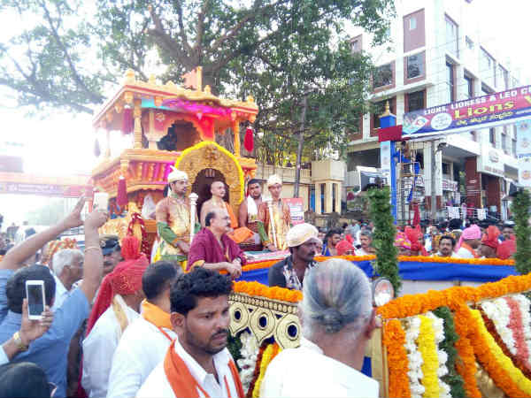 Udupi Paryaya Pura Pravesha of Vidhyadeesha Theertha Swamiji of Palimar Mutt Udupi Paryaya Pura Pravesha of Vidhyadeesha Theertha Swamiji of Palimar Mutt