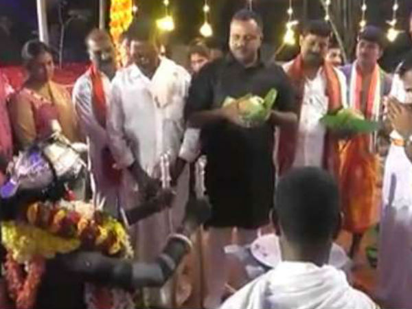 UT Khader visits Koragajja temple and gets negative comments on social media