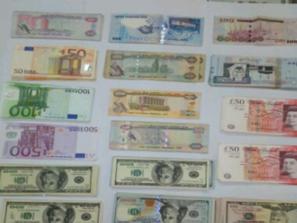 DRI officials seizes foreign currencies worth Rs 25.82 lakh in Mangaluru Airport DRI officials seizes foreign currencies worth Rs 25.82 lakh in Mangaluru Airport