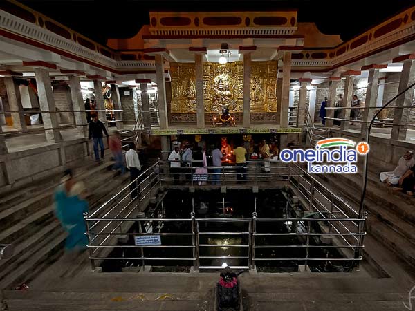 ಈಶ್ವರನ ಲಿಂಗದ ಎದುರು ಭಾಗದಲ್ಲಿ ಕಲ್ಯಾಣಿ