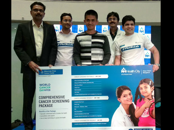 Sunil Chhetri kicks Off #Dontbelate campaign by Narayana Health city Sunil Chhetri kicks Off #Dontbelate campaign by Narayana Health city