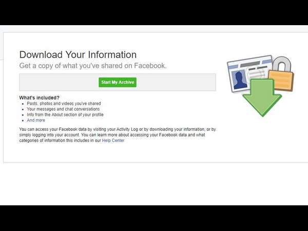 ಡಿಲೀಟ್ ಗೂ ಮುನ್ನ ನಿಮ್ಮ ಮಾಹಿತಿಗಳನ್ನೆಲ್ಲಾ ಡೌನ್ಲೋಡ್ ಮಾಡಿ