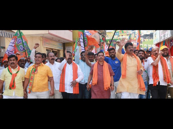 Bengaluru Rakshisi: 10th day of BJP's Padayatre at Dasarahalli