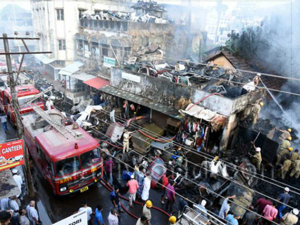 Fire in Bandar scrap shop- no casualties