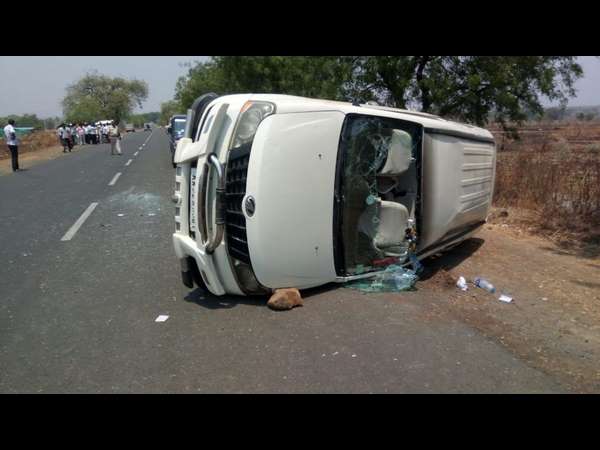 congress MLA Umesh Jadhav had an accident