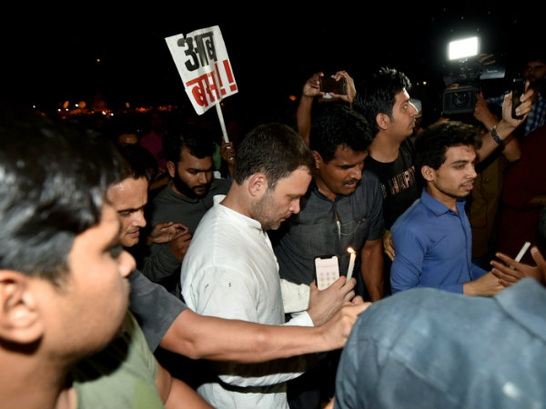 Midnight march: Rahul urges Centre to act against atrocities on women