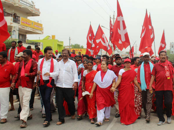 Karnataka elections : GV Sriramareddy files nomination in Bagepalli Karnataka elections : GV Sriramareddy files nomination in Bagepalli