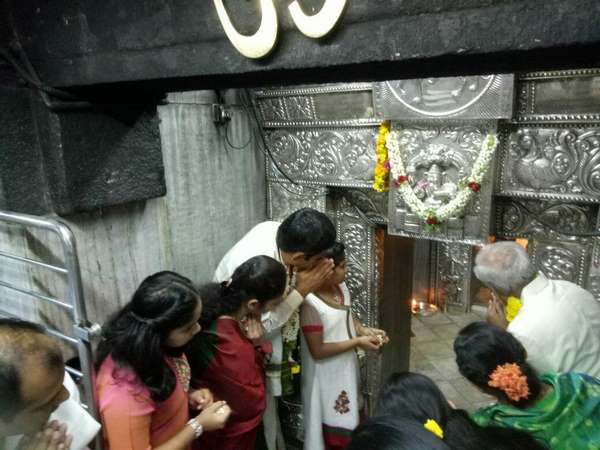 BY Vijayendra visits Chamundi Hills, Mysuru